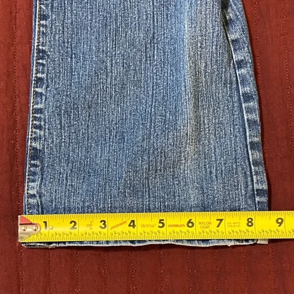 L.e.i. Ashley Ultra Lowrise Women's Light Blue Denim Jeans Size Junior 9 - Picture 14 of 16